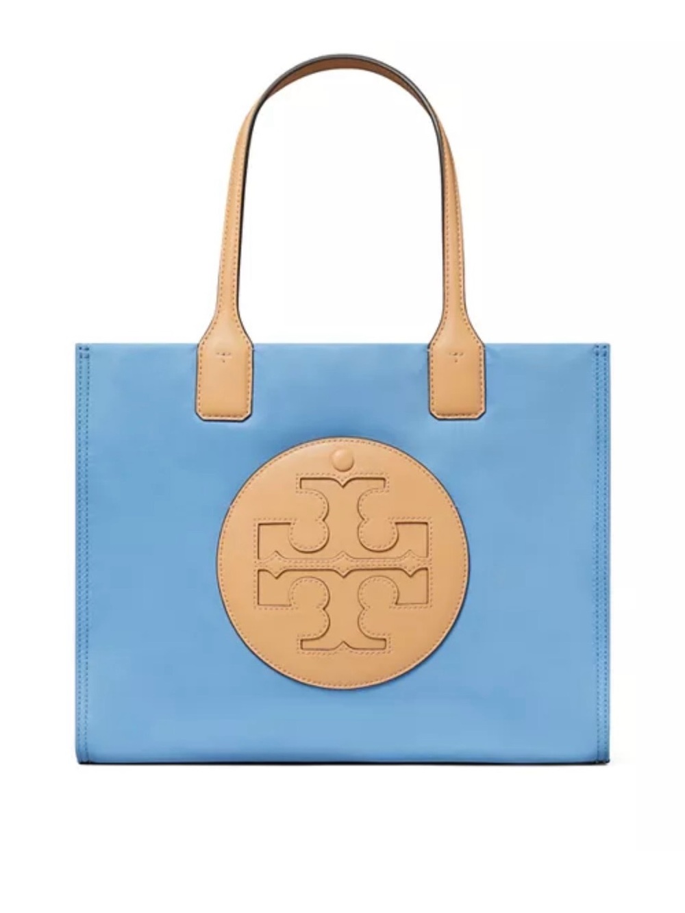 Tory Burch Ella Small Tote in Dauphin Blue, Gently Used